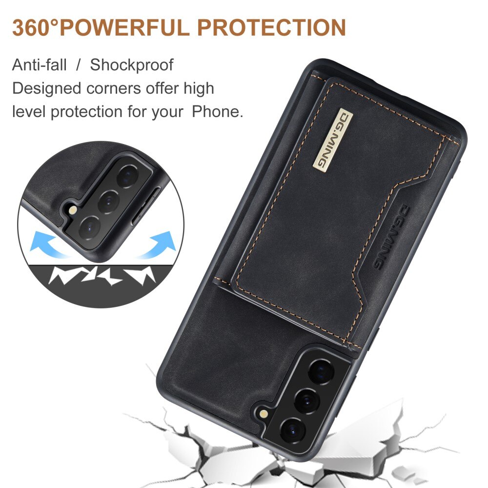 Magnetic Card Slot Case Samsung Galaxy S22 Zwart