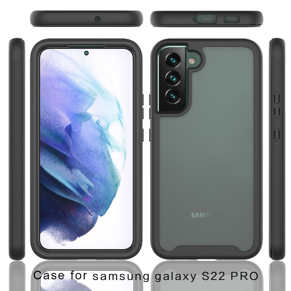 Samsung Galaxy S22 Plus Full Cover Skal Zwart