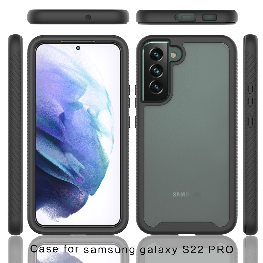 Samsung Galaxy S22 Plus Full Cover Case Zwart