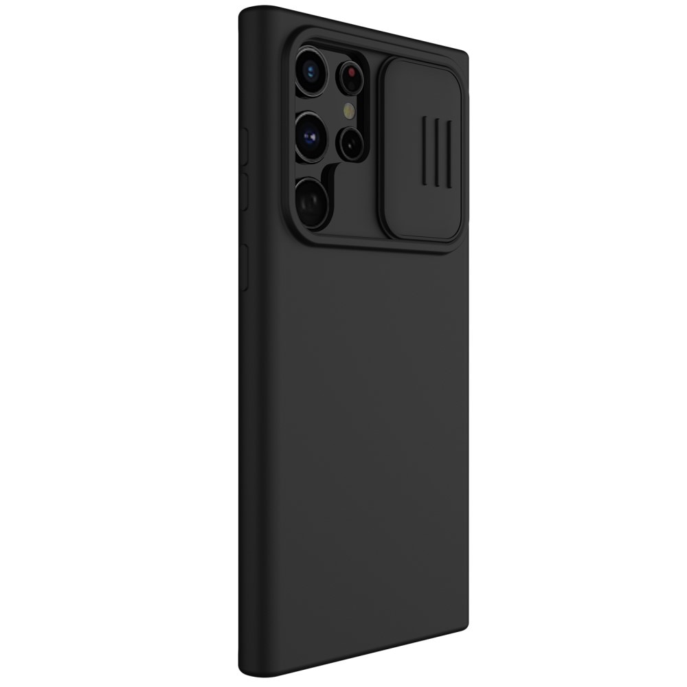 Soft CamShield Case Samsung Galaxy S22 Ultra zwart