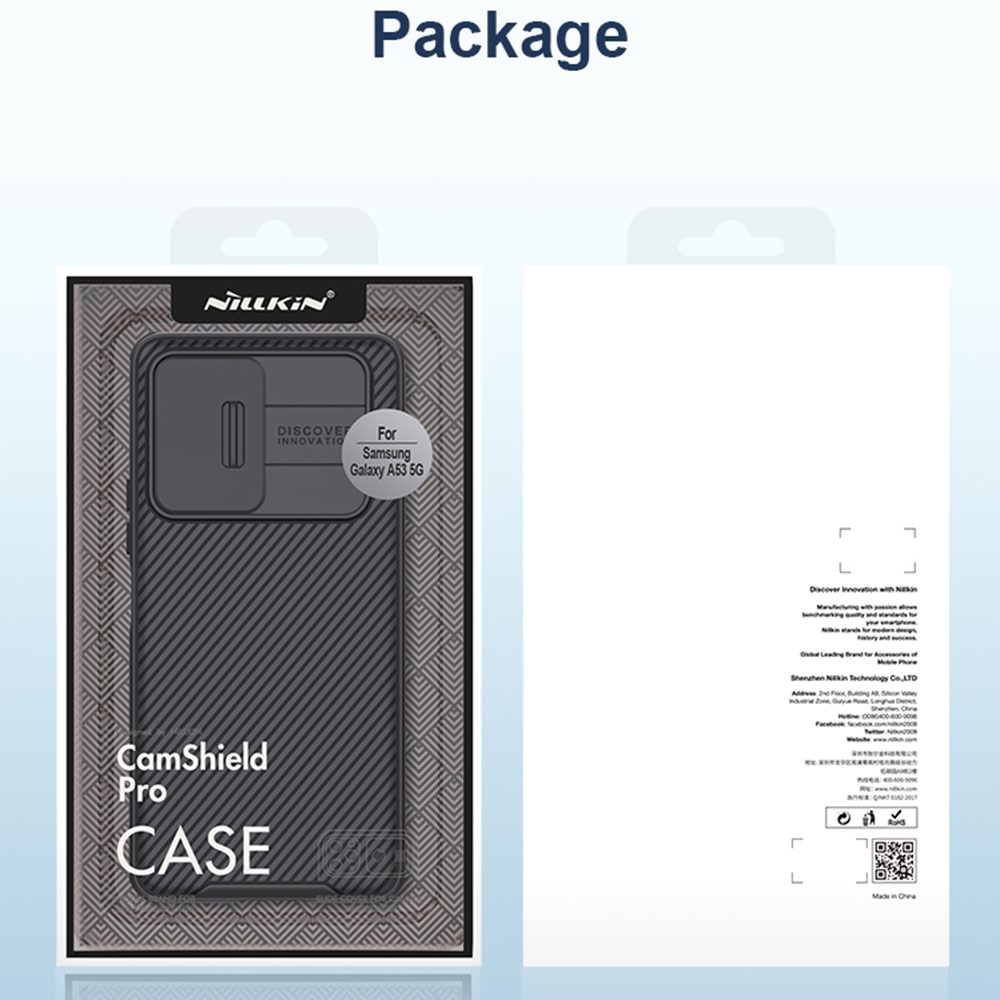 CamShield Case Samsung Galaxy A53 Zwart