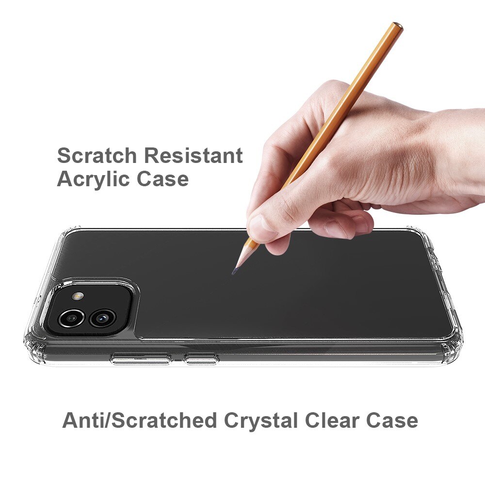 Crystal Hybrid Case Samsung Galaxy A03 transparant
