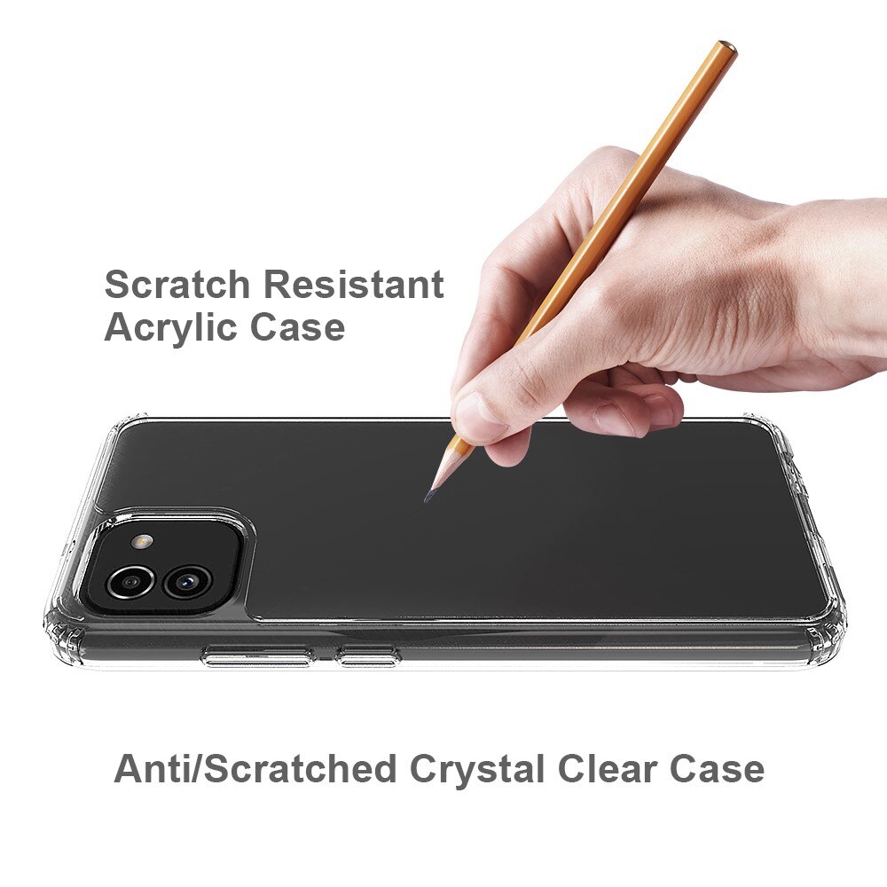 Crystal Hybrid Case Samsung Galaxy A03 transparant