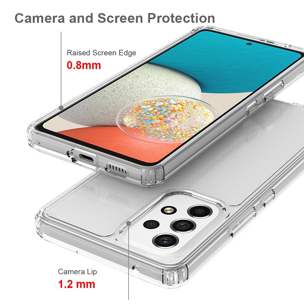 Crystal Hybrid Case Samsung Galaxy A53 transparant