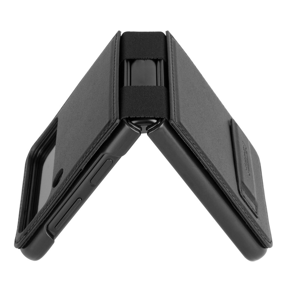 Qin Series Kickstand Samsung Galaxy Z Flip 3 Zwart