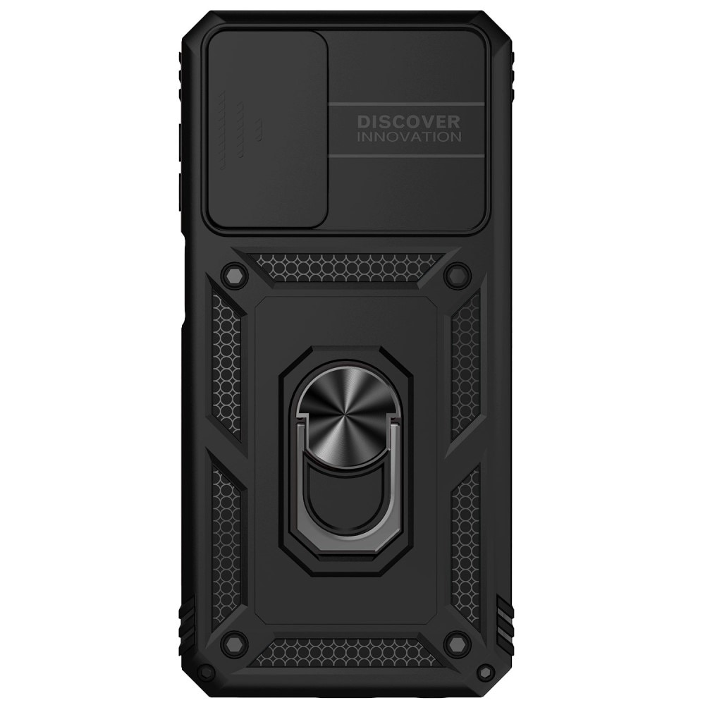 Samsung Galaxy A23 Hybridcase Ring + Camera Protector Zwart