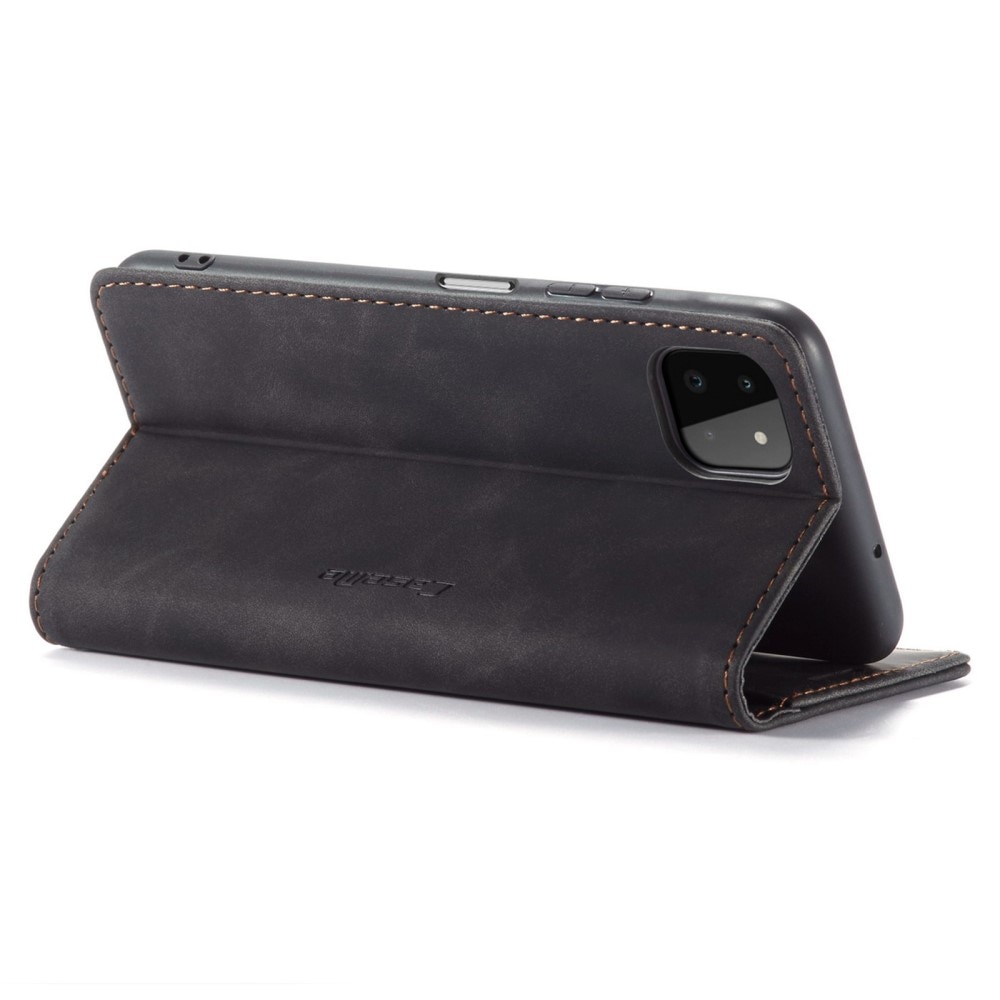 Slim Bookcover Hoesje Samsung Galaxy A22 5G Zwart