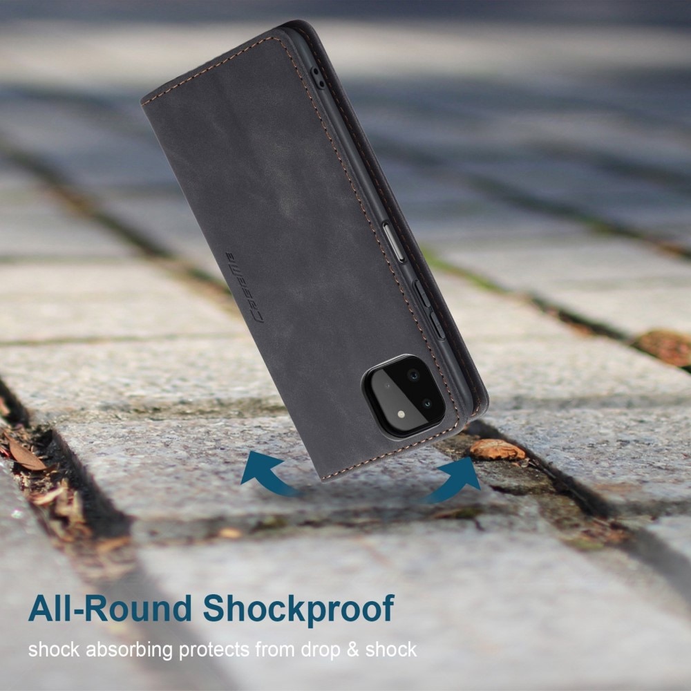 Slim Bookcover Hoesje Samsung Galaxy A22 5G Zwart