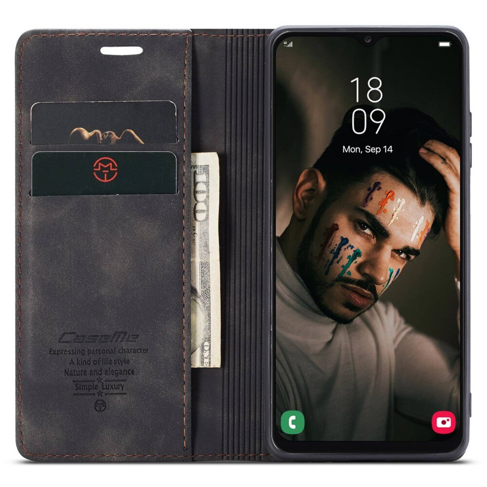 Slim Bookcover Hoesje Samsung Galaxy A13 Zwart