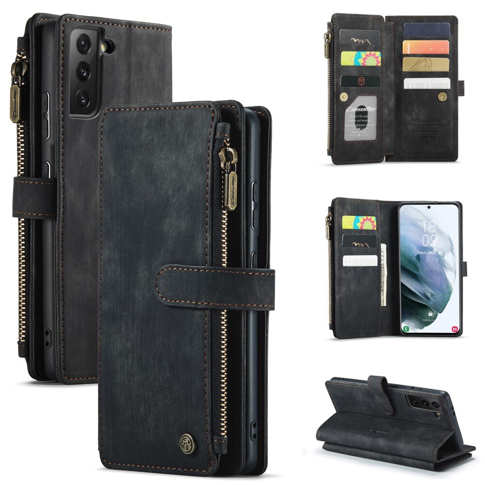 Bookcover hoesje Rits Samsung Galaxy S23 zwart