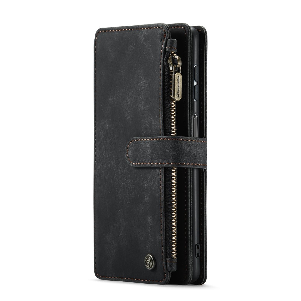 Bookcover hoesje Rits Samsung Galaxy A04s Zwart