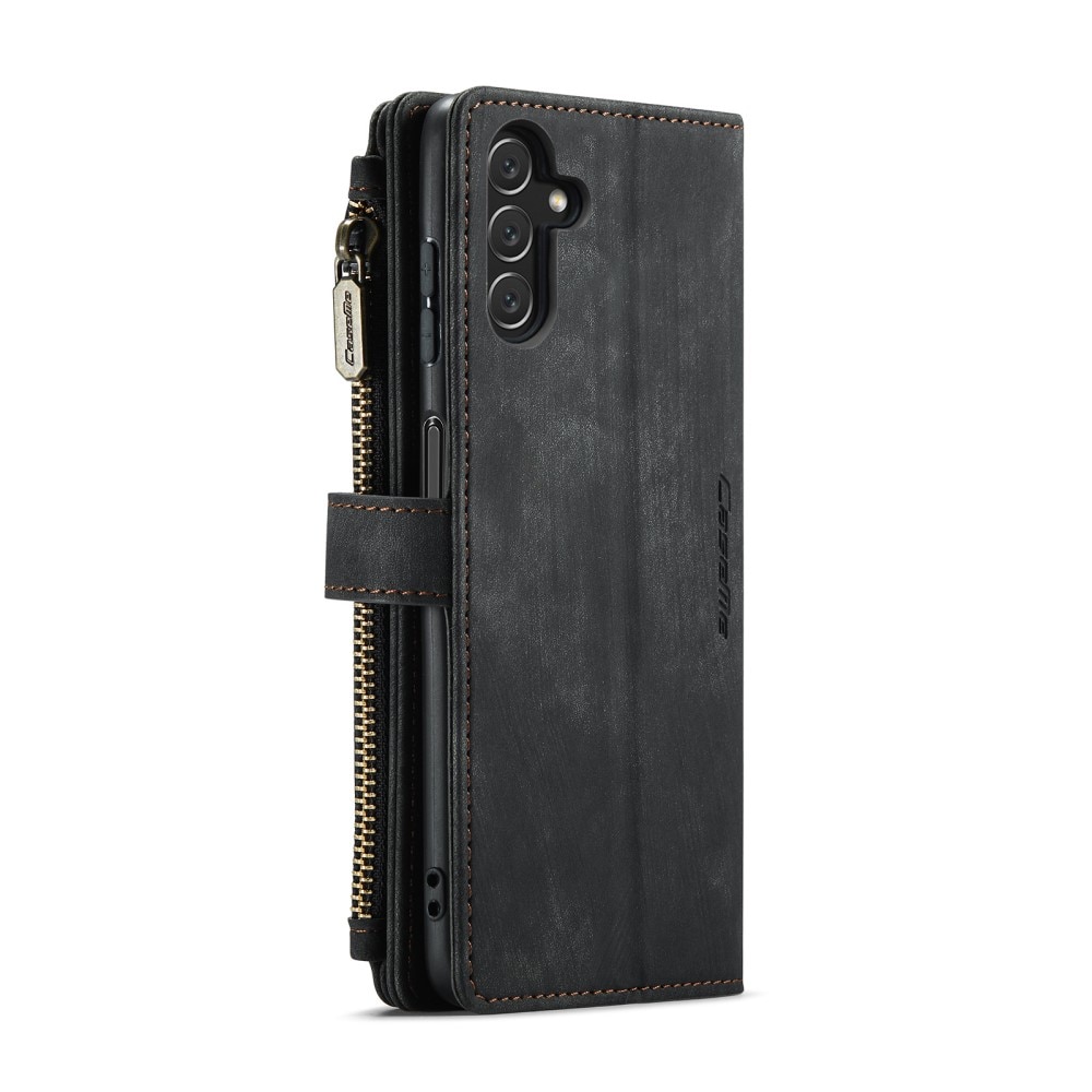 Bookcover hoesje Rits Samsung Galaxy A04s Zwart