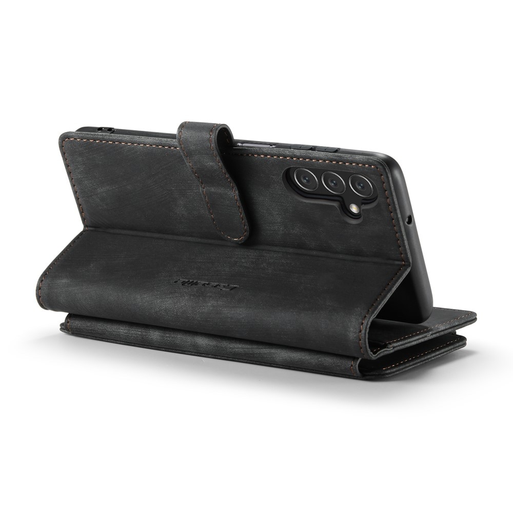 Bookcover hoesje Rits Samsung Galaxy A04s Zwart