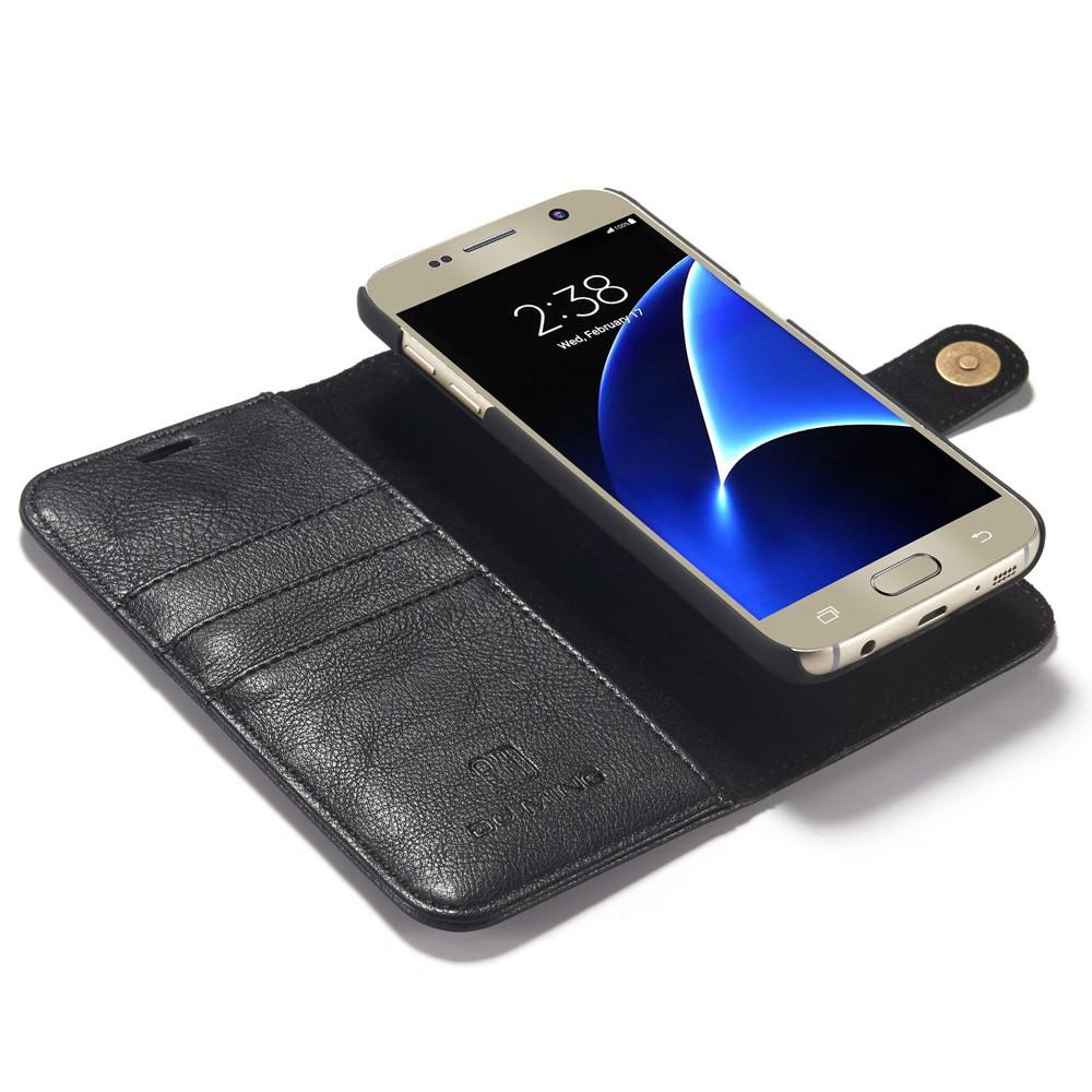 Magnet Wallet Samsung Galaxy S7 Zwart