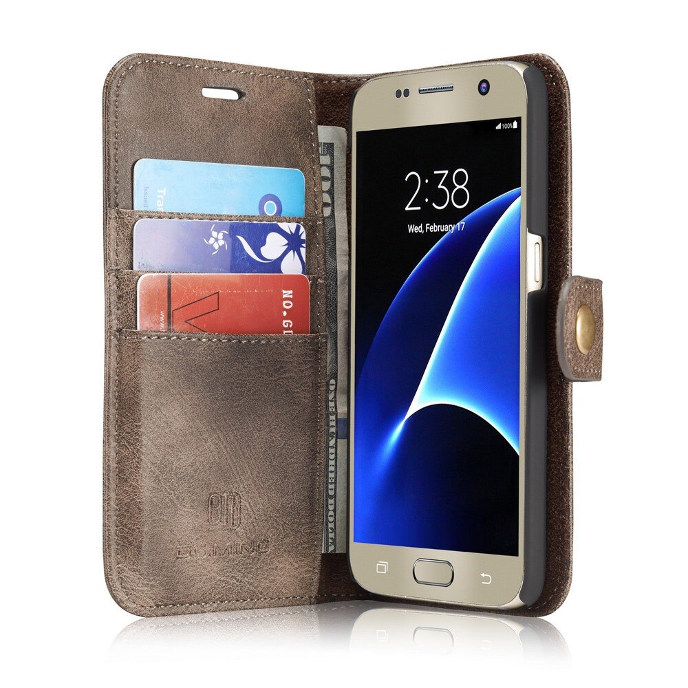 Magnet Wallet Samsung Galaxy S7 Bruin
