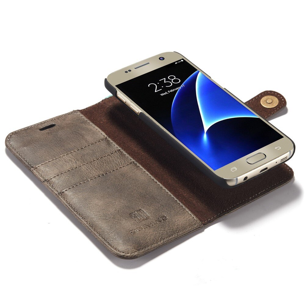 Magnet Wallet Samsung Galaxy S7 Bruin