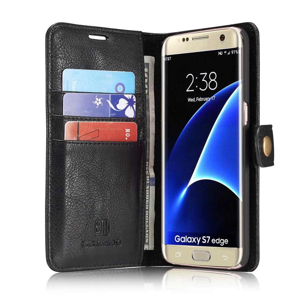 Magnet Wallet Samsung Galaxy S7 Edge Zwart