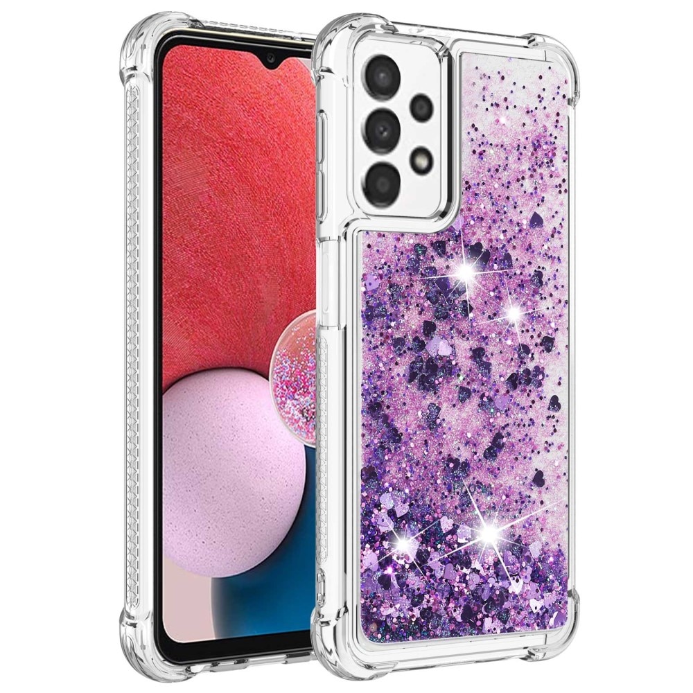 Samsung Galaxy A13 Glitter Powder TPU Case Paars