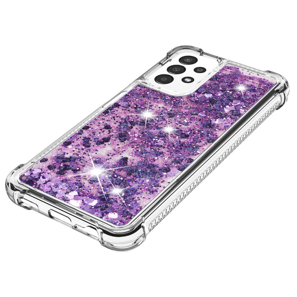 Samsung Galaxy A13 Glitter Powder TPU Case Paars