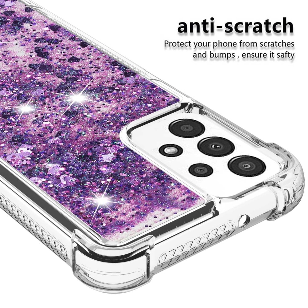 Samsung Galaxy A13 Glitter Powder TPU Case Paars