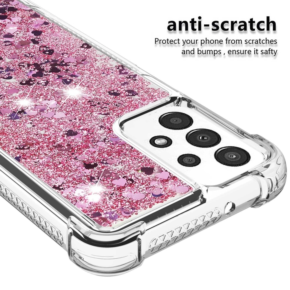 Samsung Galaxy A13 Glitter Powder TPU Case Roze