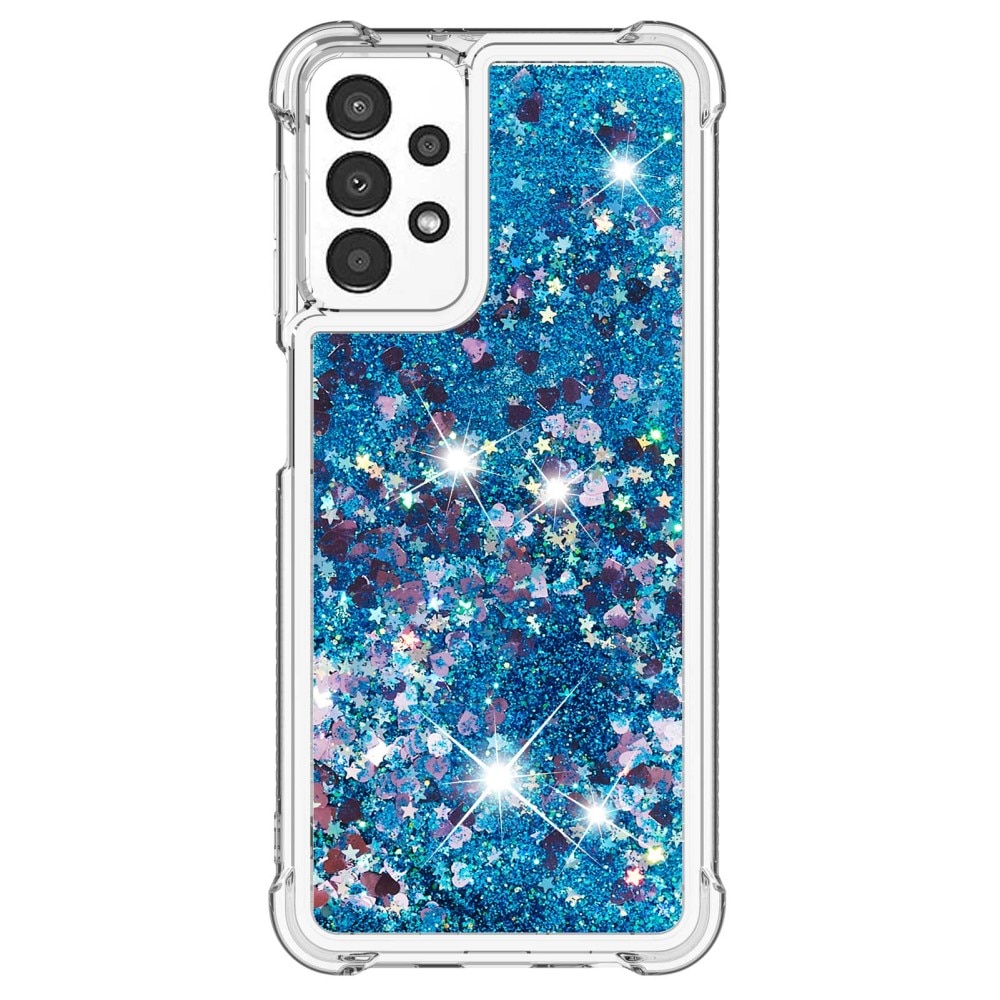 Samsung Galaxy A13 Glitter Powder TPU Case Blauw