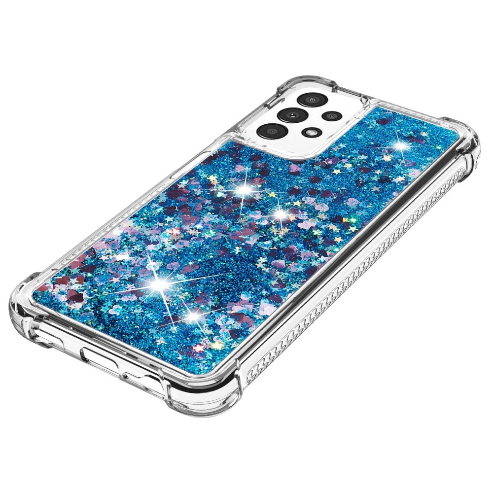 Samsung Galaxy A13 Glitter Powder TPU Case Blauw