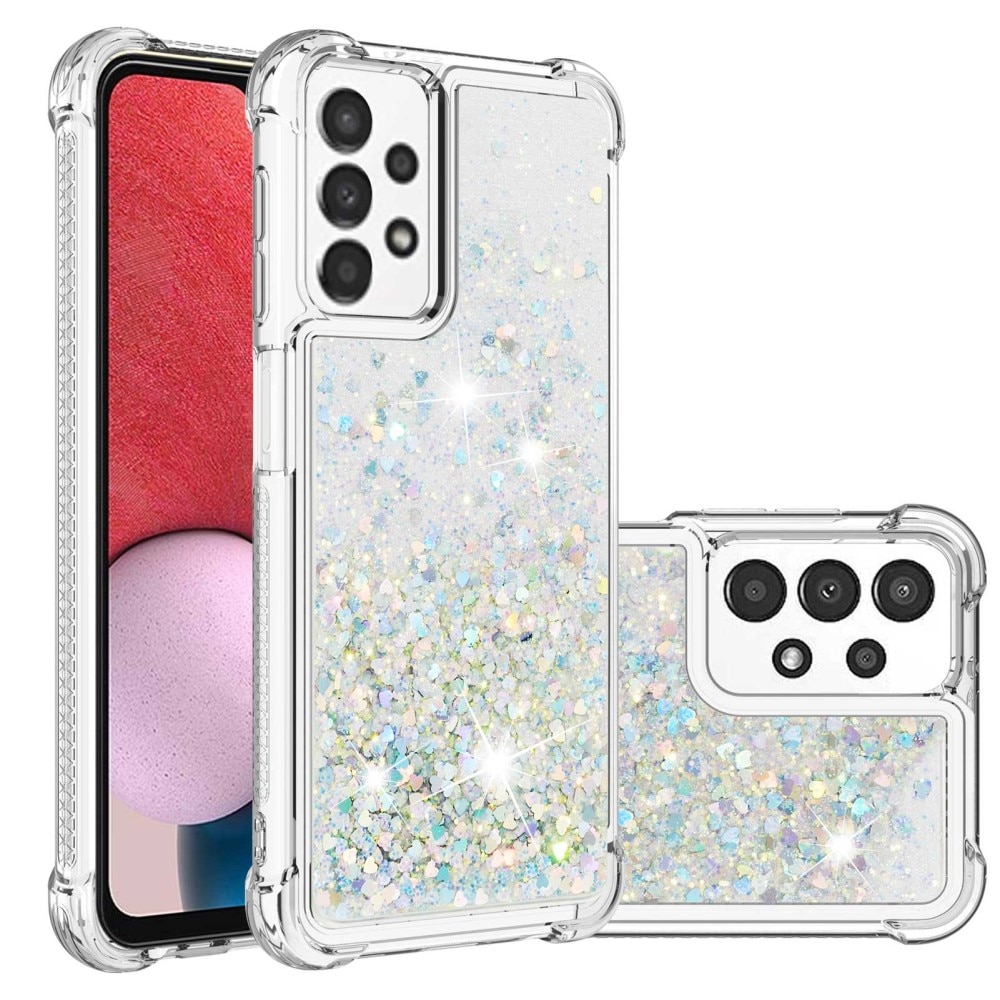 Samsung Galaxy A13 Glitter Powder TPU Case Zilver