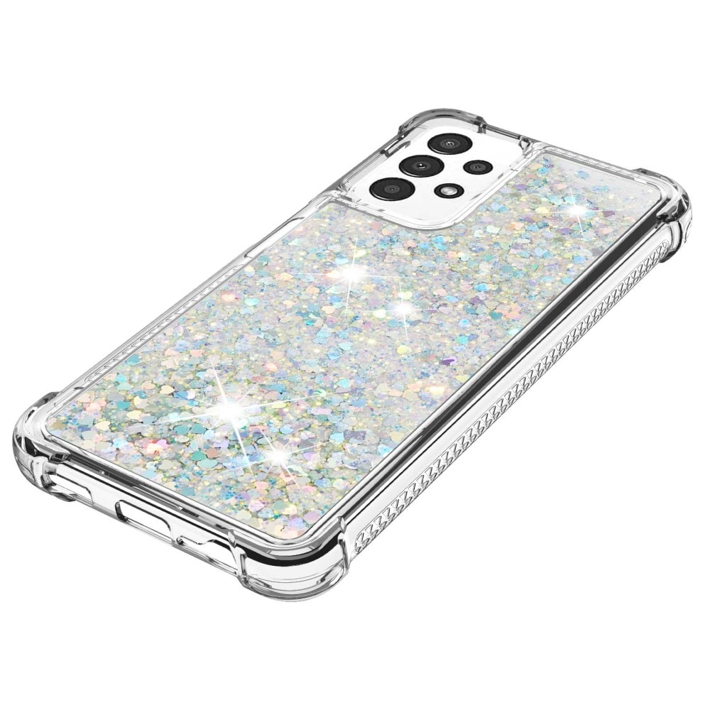 Samsung Galaxy A13 Glitter Powder TPU Case Zilver