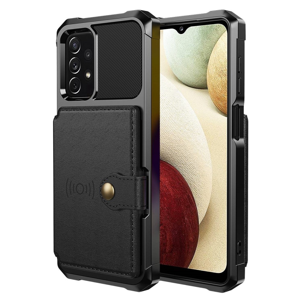 Samsung Galaxy A13 Tough Multi-slot Case Zwart