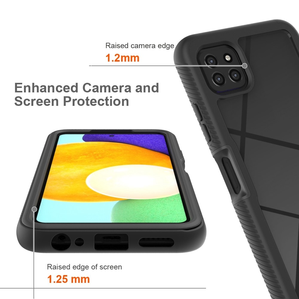 Samsung Galaxy A22 5G Full Protection Case Zwart
