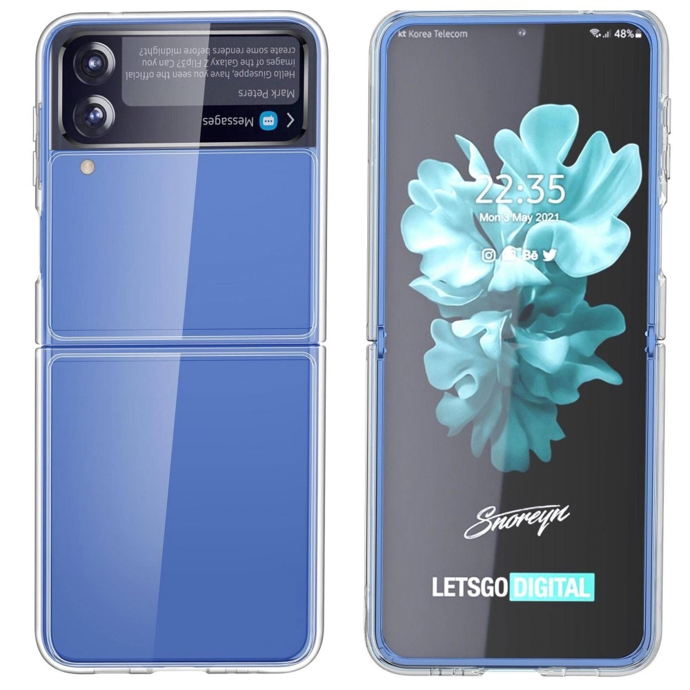 Samsung Galaxy Z Flip 4 Hard Clear Cover transparant