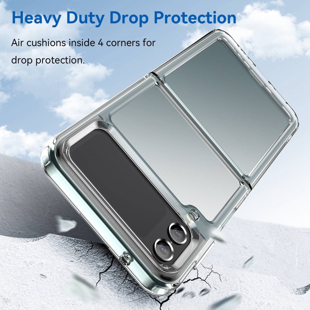 Crystal Hybrid Case Samsung Galaxy Z Flip 4 transparant