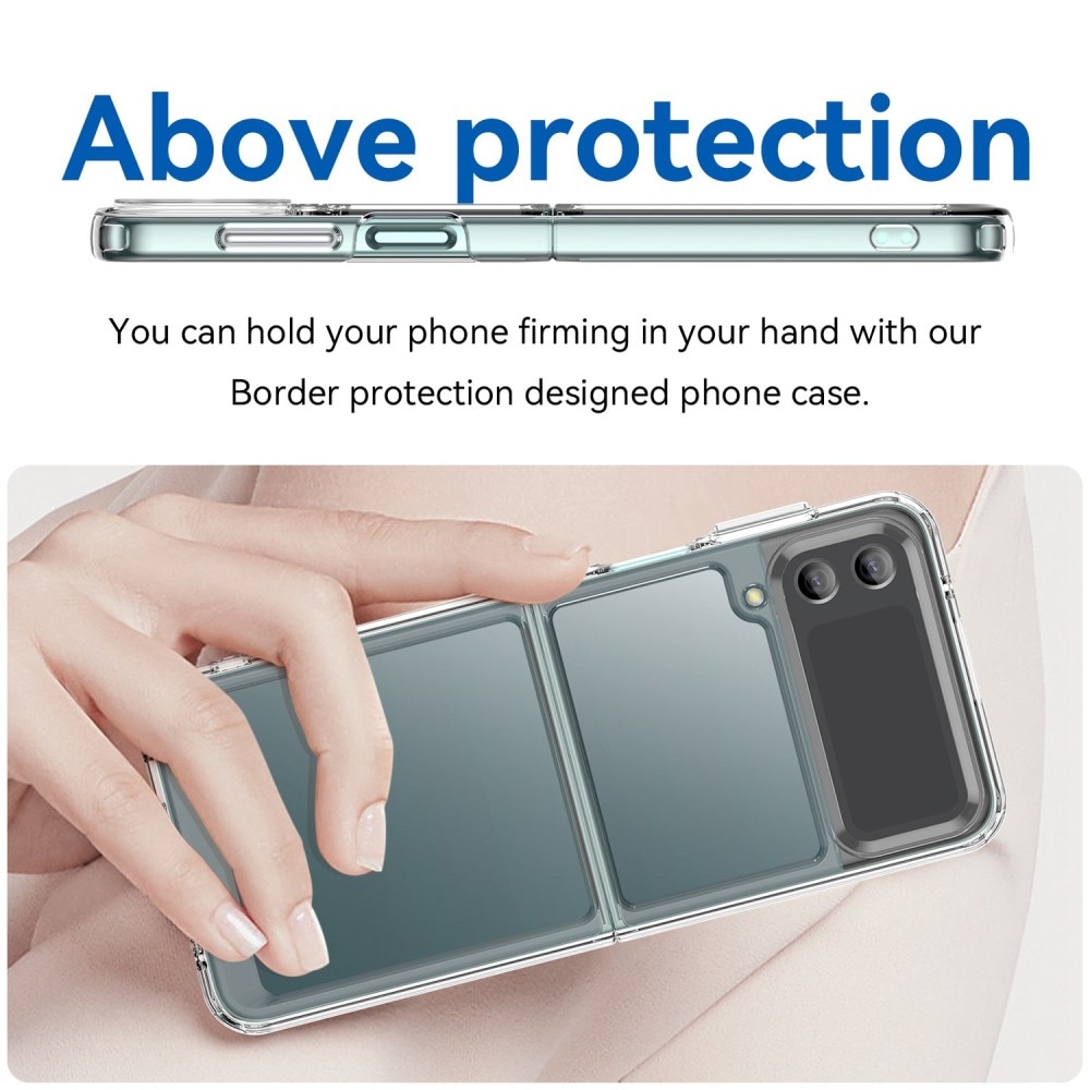 Crystal Hybrid Case Samsung Galaxy Z Flip 4 transparant