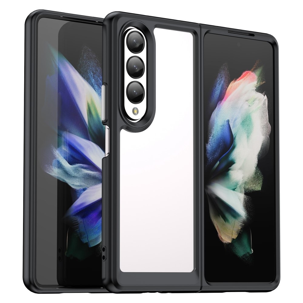 Crystal Hybrid Case Samsung Galaxy Z Fold 5 zwart
