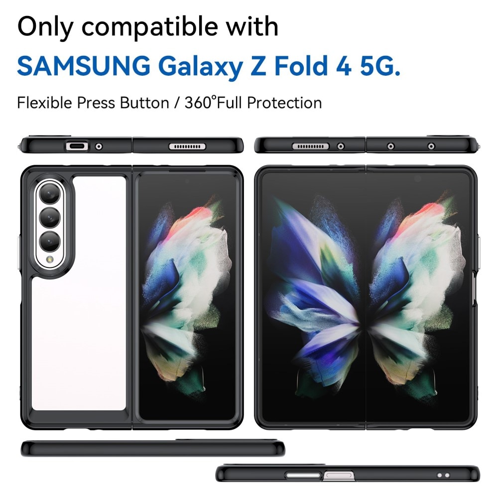Hybridcase Samsung Galaxy Z Fold 4 Zwart