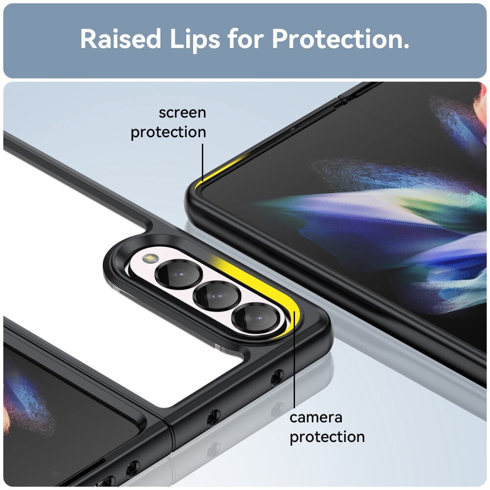 Hybridcase Samsung Galaxy Z Fold 4 Zwart
