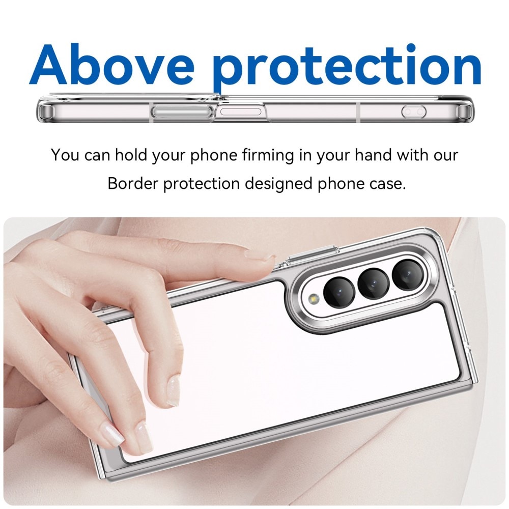 Crystal Hybrid Case Samsung Galaxy Z Fold 4 transparant