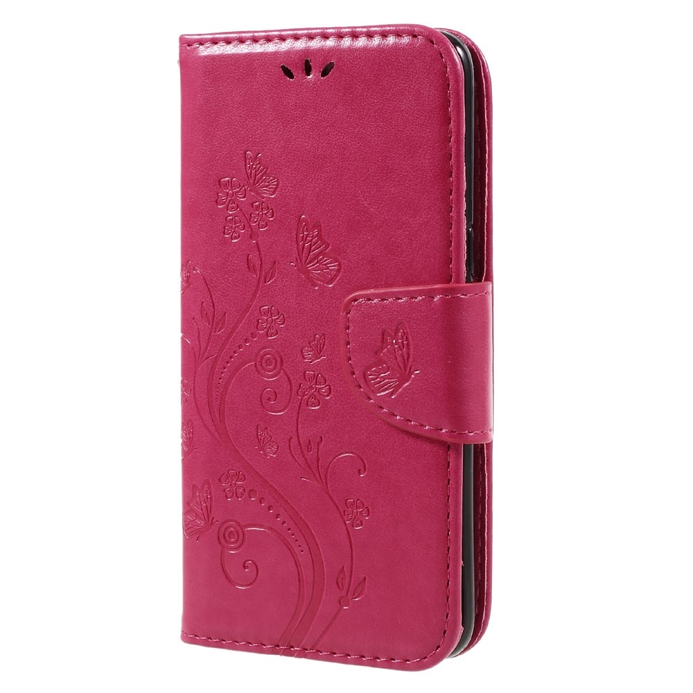 Samsung Galaxy S8 Leren vlinderhoesje Roze