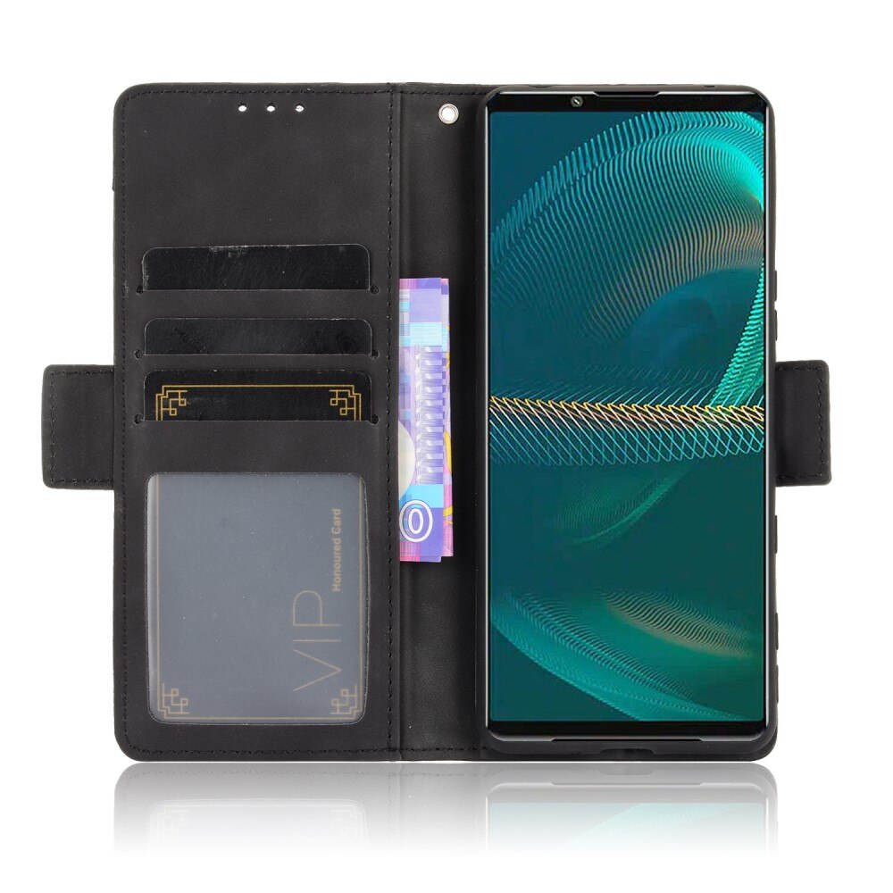 Sony Xperia 5 III Multi Bookcover hoesje Zwart