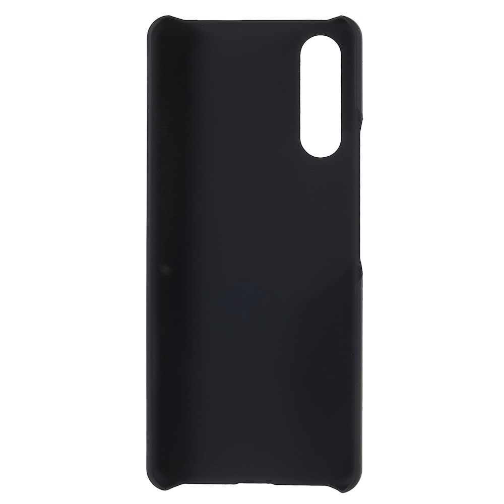 Sony Xperia 10 iV Hardcase Gummicoating Zwart