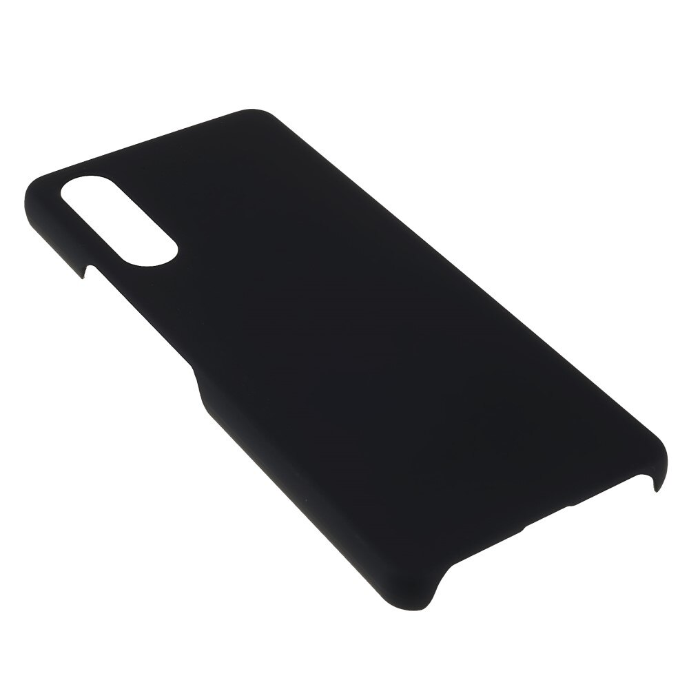 Sony Xperia 10 iV Hardcase Gummicoating Zwart