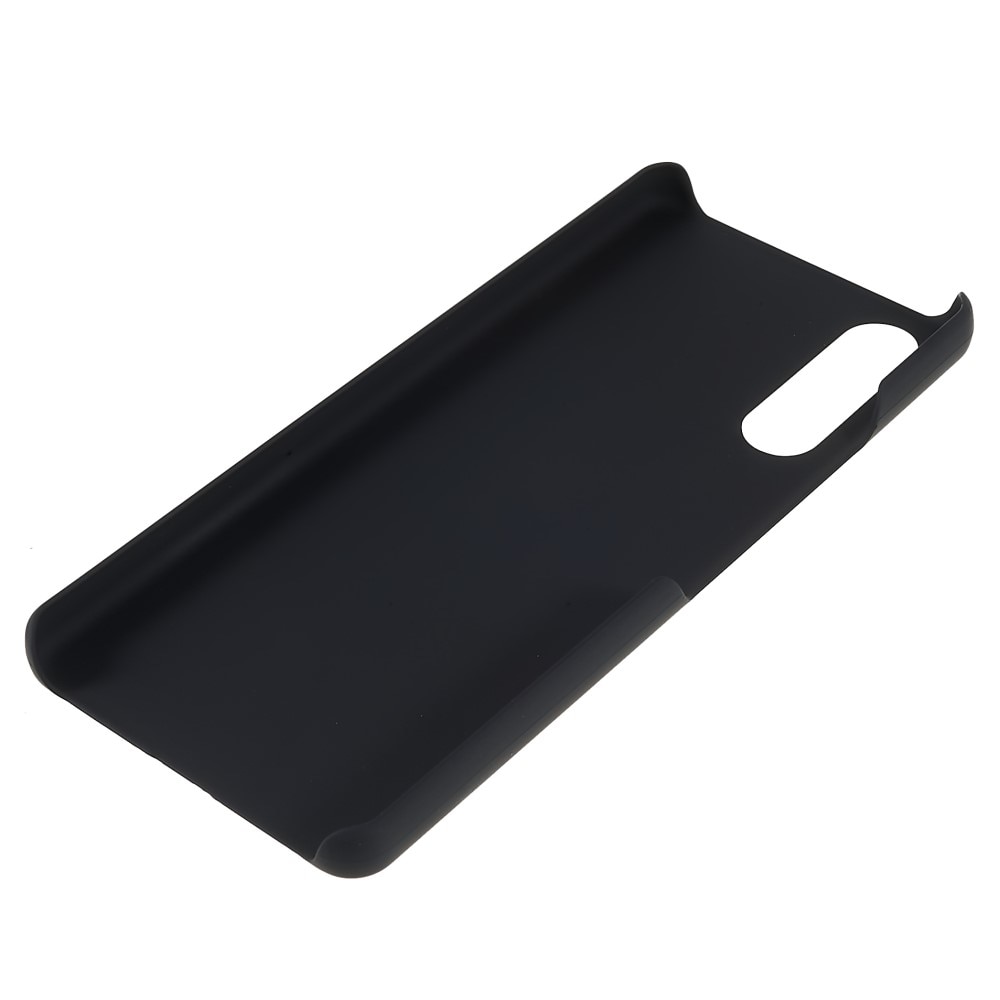 Sony Xperia 10 iV Hardcase Gummicoating Zwart