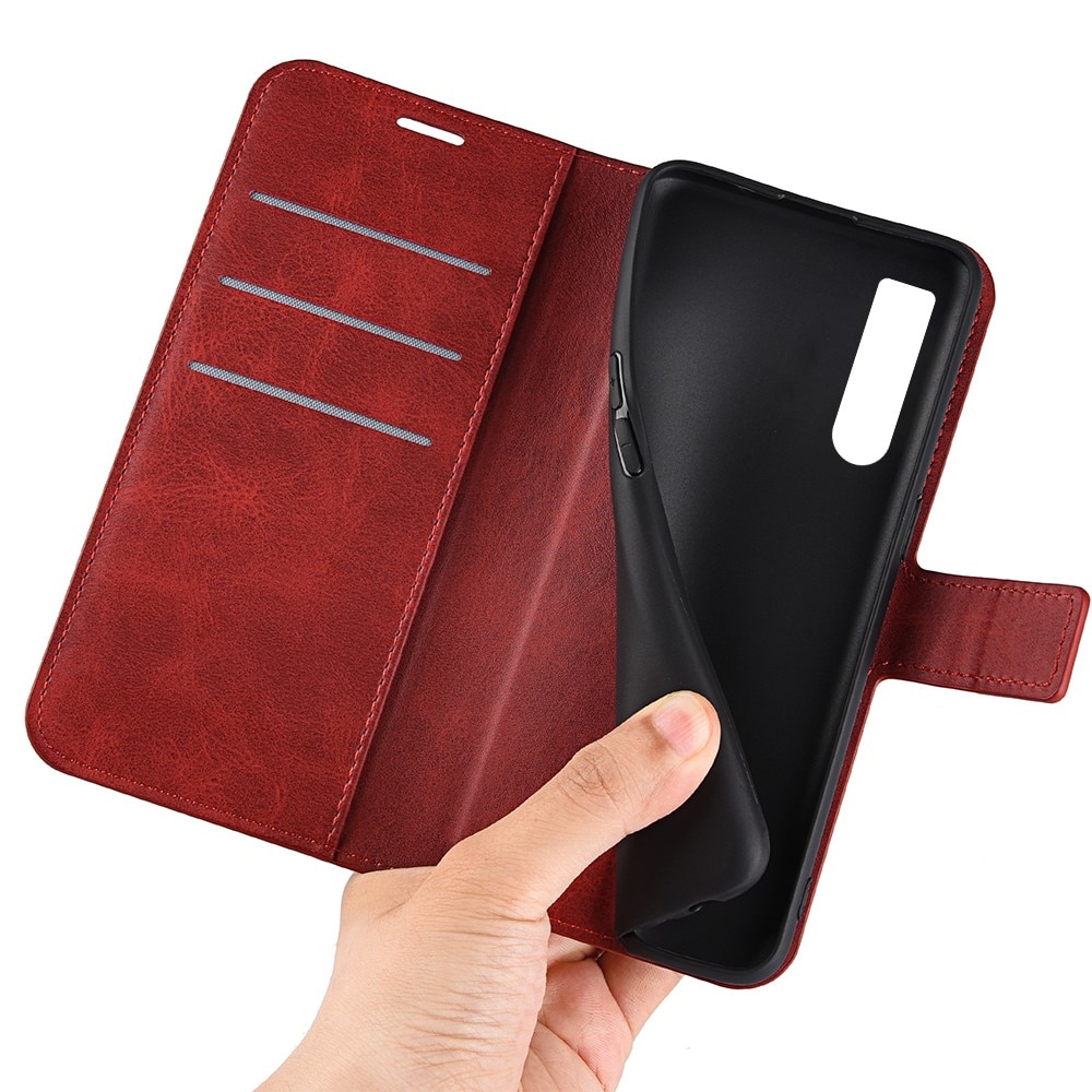 Sony Xperia 1 IV Leather Wallet Red