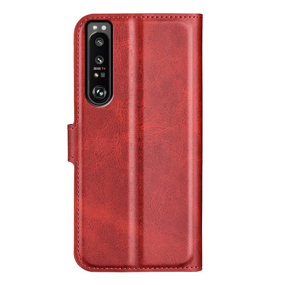 Sony Xperia 1 IV Leather Wallet Red