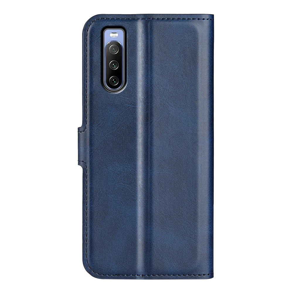 Sony Xperia 10 IV Leather Wallet Blue