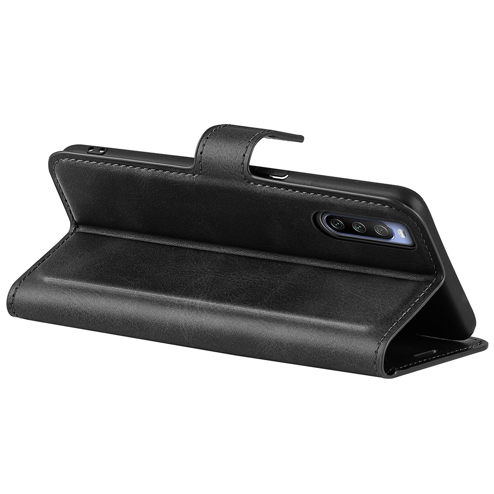 Sony Xperia 10 IV Leather Wallet Zwart
