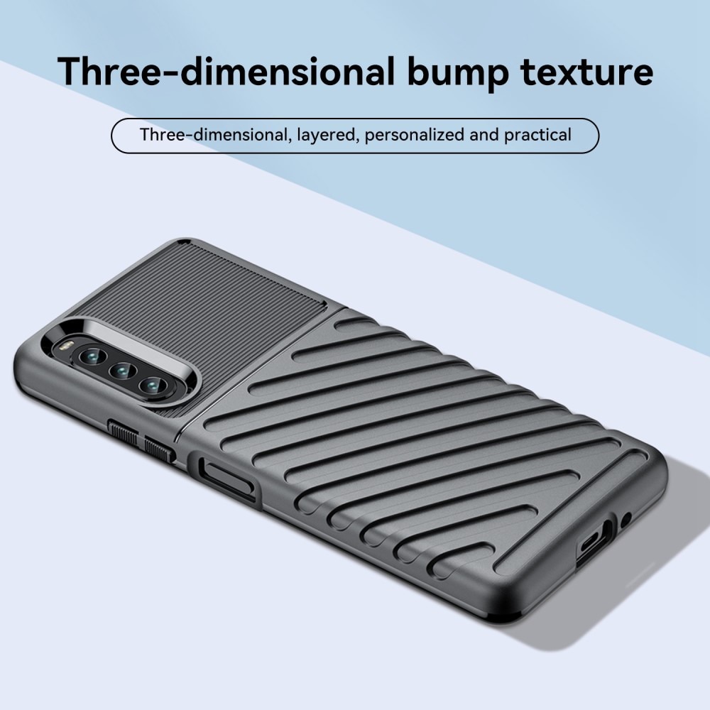 Sony Xperia 10 iV Thunder TPU Case Zwart