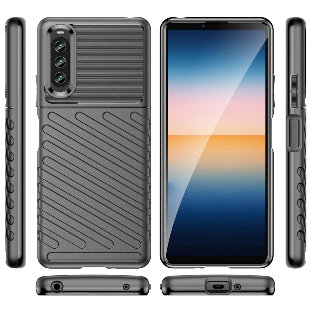 Sony Xperia 10 iV Thunder TPU Case Zwart