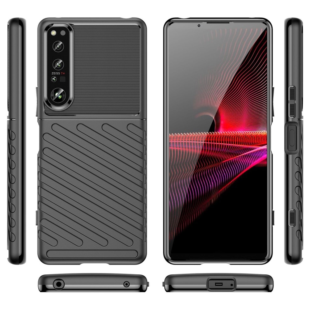 Sony Xperia 1 IV Thunder TPU Case Zwart